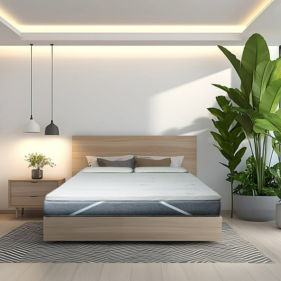 Paderna 3" Bio-Responsive Celliant-Infused Mattress Topper - Better Sleep, Improved Circulation, Supports Recovery, FDA-Determined Medical Device (Cal King)