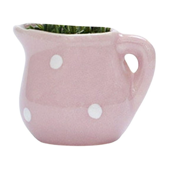3" Ceramic Fridge Magnet - 3D Mini Vase Decoration with Strong Hold (Multi-Pattern Set)