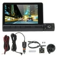 Car & Driver Road Patrol 1080p Touch Duo Dash Camera 3 Channel Dash Cam 1080P Front Rear Inside Driving Recorder 170 Degree