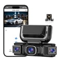 thumbnail image 1 of 3-Channel Dash Cam Front Rear and Inside, 4-in-1 Car Camera with Built-in WiFi, Vision, FHD, 1080P Night G WDR Loop, 1 of 6