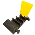 thumbnail image 1 of 3-Channel Modular Rubber Cable Ramp Left-Turn Section, 1 of 6
