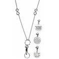 thumbnail image 1 of 3 Charm Message Pack, Fashion Lanyard Necklace, Women's Super Strong Chain Lanyard for ID Badge Holder and Keys, 34" Long (Empowerment - Breakaway (Safer)), 1 of 7
