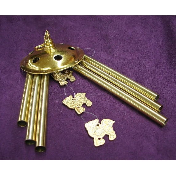 3 Chi Lin Wind Chime, 6-rod 3 Chi Lin windchime