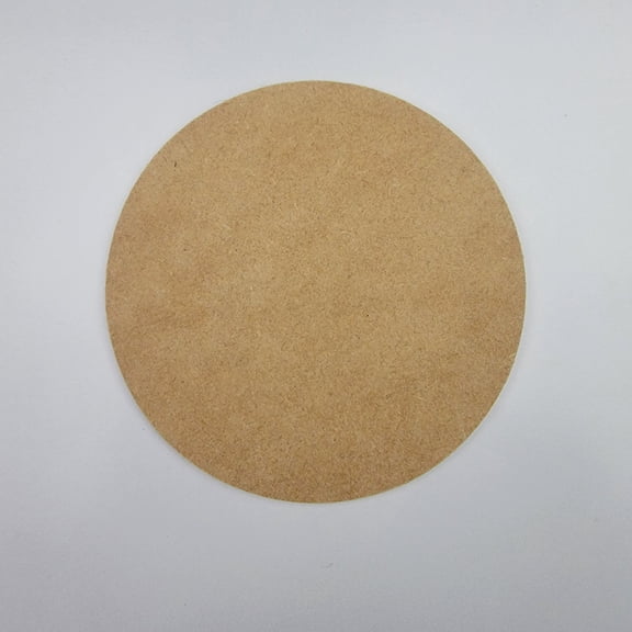 3" Circle Round, Unfinished MDF Art Shape by Wooden Craft Cutouts, 1-8 Thickness