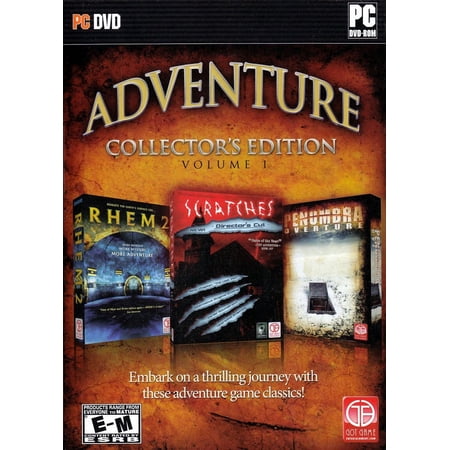 Adventure Collector's Edition - Set of 3 Classic Windows PC Games - Rhem 2 + Scratches Director's Cut + Penumbra Overture