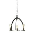 thumbnail image 1 of 3 Coinciding Metal Chandelier with 6 Feet Chain, Black, 1 of 5