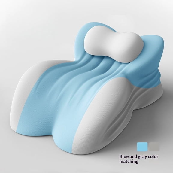 BIBEARBIBEAR 3-Color Ergonomic Memory Foam Wedge Pillow, Cervical & Lumbar Support for Stomach Sleepers, Multi-Use for Bed Reading Office, Breathable Washable Cover, Ideal Gift