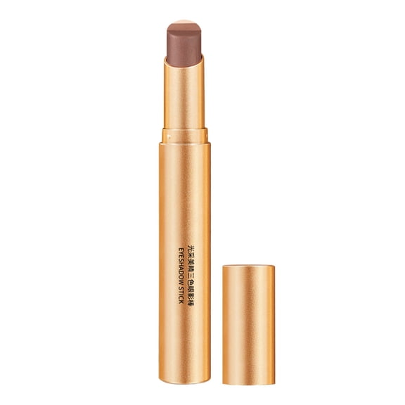 3 Color Eyeshadow Stick - Cream Eyeshadow Stick Matte Trio, Cream to Powder Eyeshadow Waterproof Long Lasting Vegan Cruelty Free, Matte Eyeshadow Stick, Cream Eyeshadow Stick, Eye Shadow Pencil 1PC