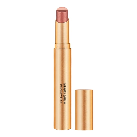 3 Color Eyeshadow Stick - Cream Eyeshadow Stick Matte Trio, Cream to Powder Eyeshadow Waterproof Long Lasting Vegan Cruelty Free, Matte Eyeshadow Stick, Cream Eyeshadow Stick, Eye Shadow Pencil 1PC