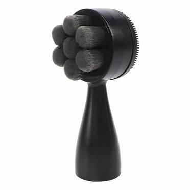 3 Color Facial Cleansing Brush 2 In 1, Face Exfoliating Pore Deep Cleansing Brush Ultra Fine Soft Bristle Dual Face Wash Brush Silicone Face Scrubber