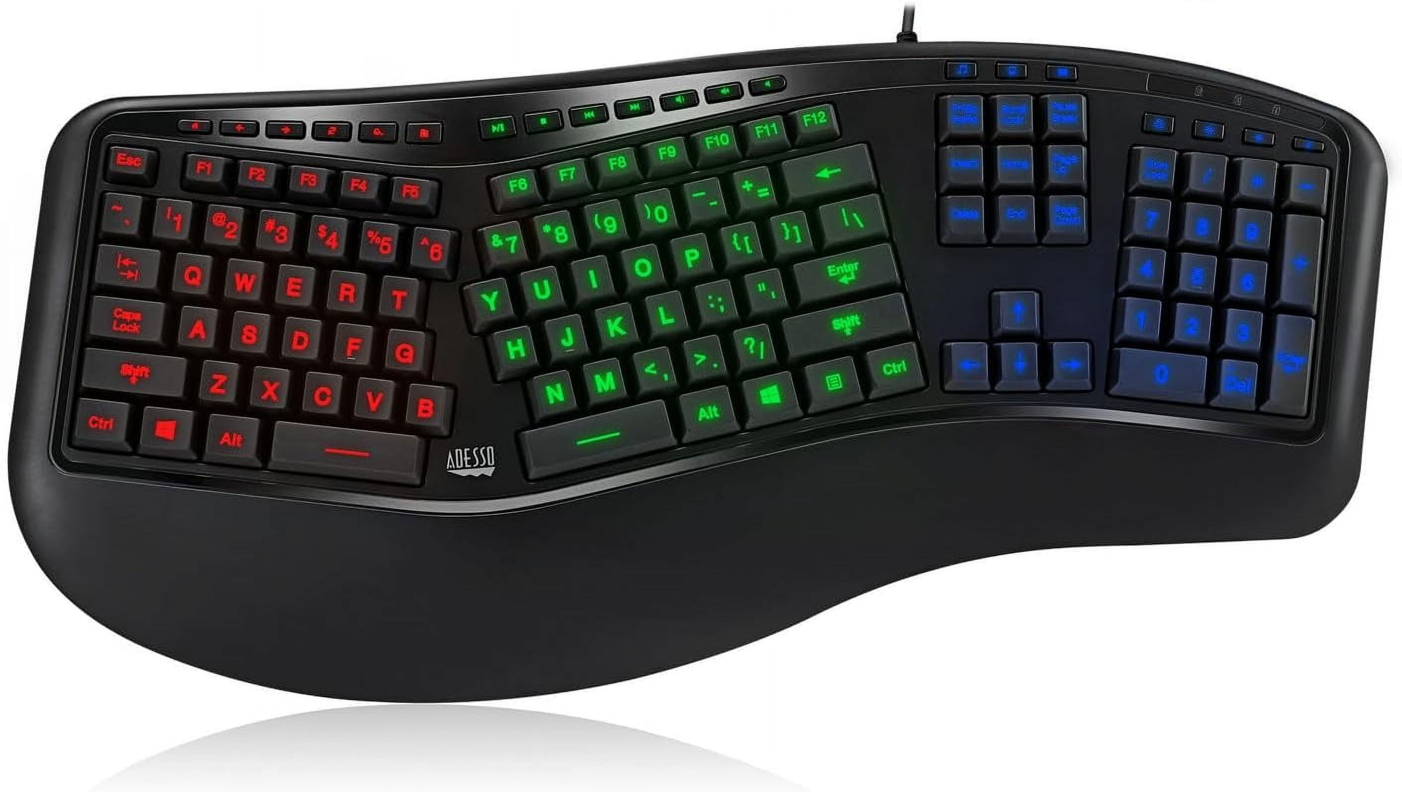 Microsoft Ergonomic Keyboard, Black - Walmart.com