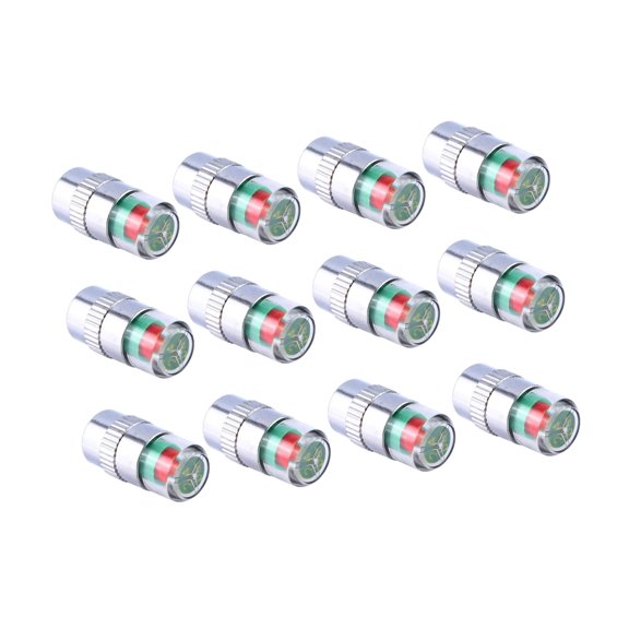 3 Color Indicators Tire Valves Cap With Visual Warning For Instantly Pressure Check On Vehicles Motorcycles Safe Driving