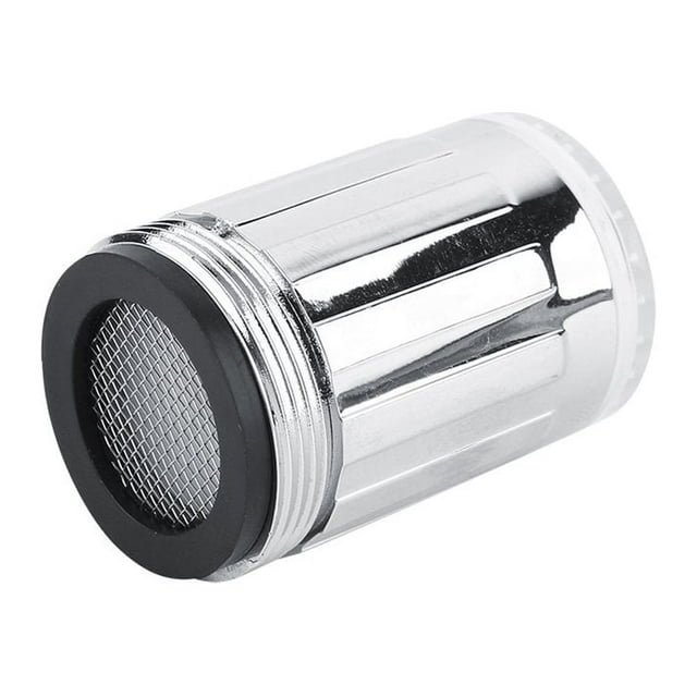 3 Color LED Light Faucet Shower Head with Temperature Sensor and Color