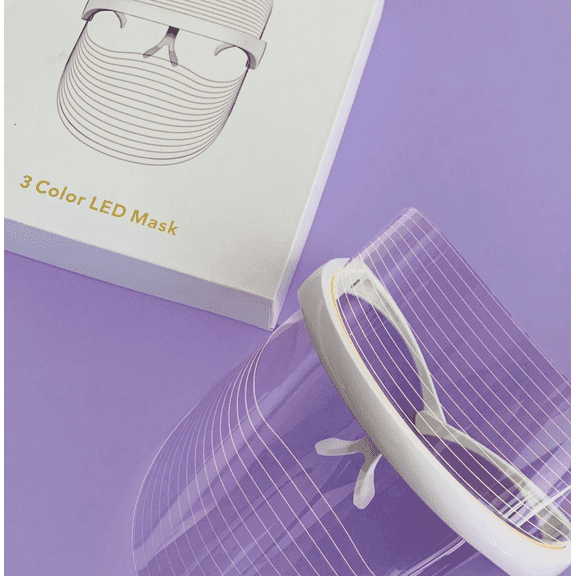 Theory Self-Care Wireless LED Mask, 3-Color Rechargeable Light Therapy for Glowing Skin