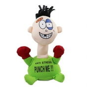 3 Color Villain Toys Vent Screaming for Doll Stuffed Plush Punch Me for Doll Short Stuffed Plush, 5.12x3.15x9.06inches