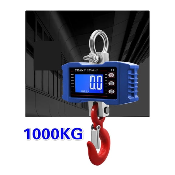 3 Color Wireless Digital Hook Scale 1000KG Crane Industrial Heavy Duty Weighing Balance Hanging Bascula Gram Weighting Steelyard ,Precise & Responsive