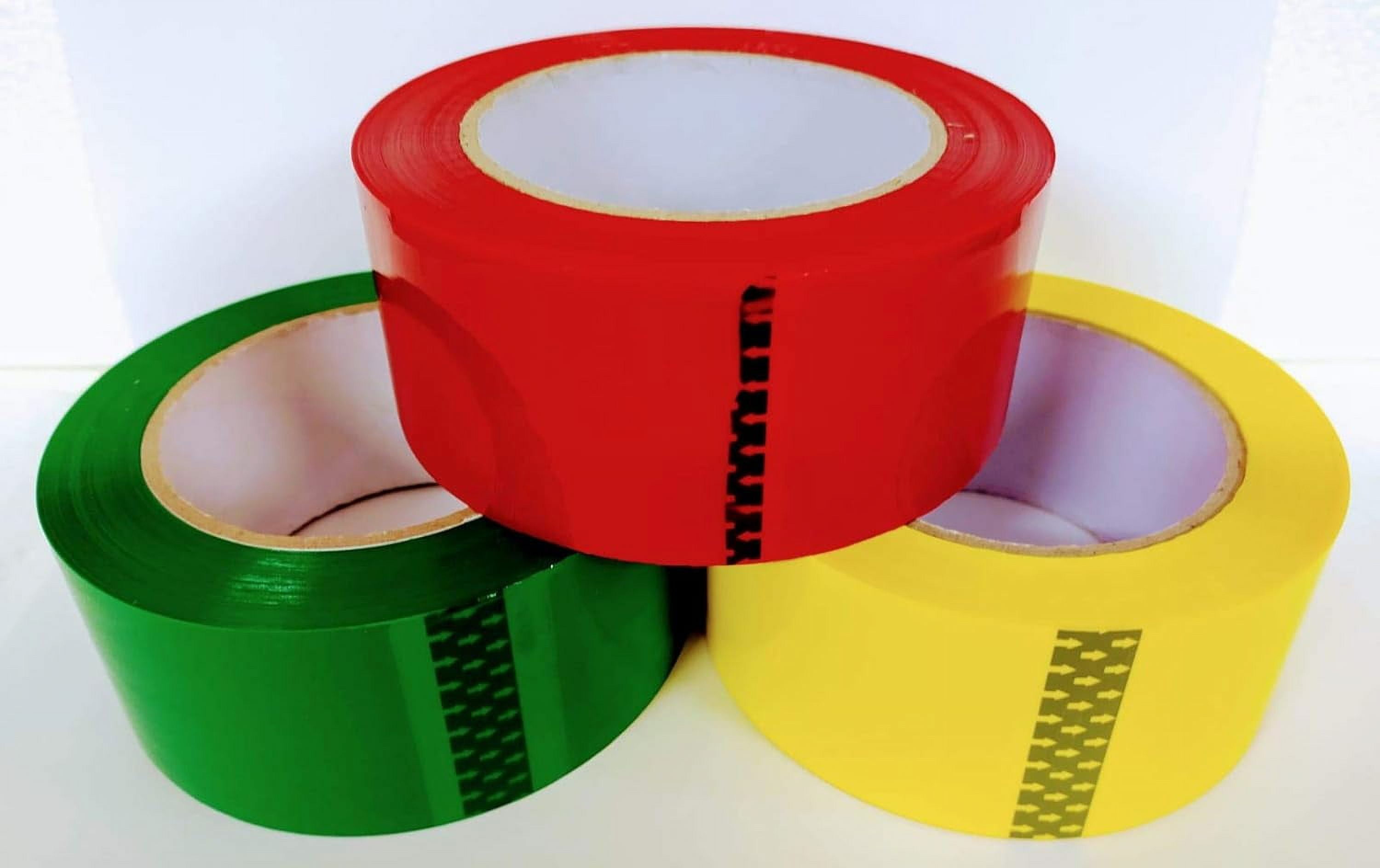 3 Colored Packing Tape, Moving Tape, 2 Inch x 110 Yards, 2.0 Mil Thick ...