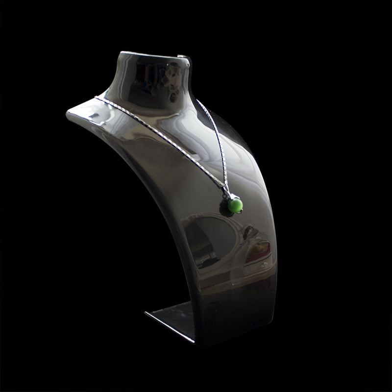 3 Colors Acrylic Mannequin Necklace Pendant Display Portrait Jewelry