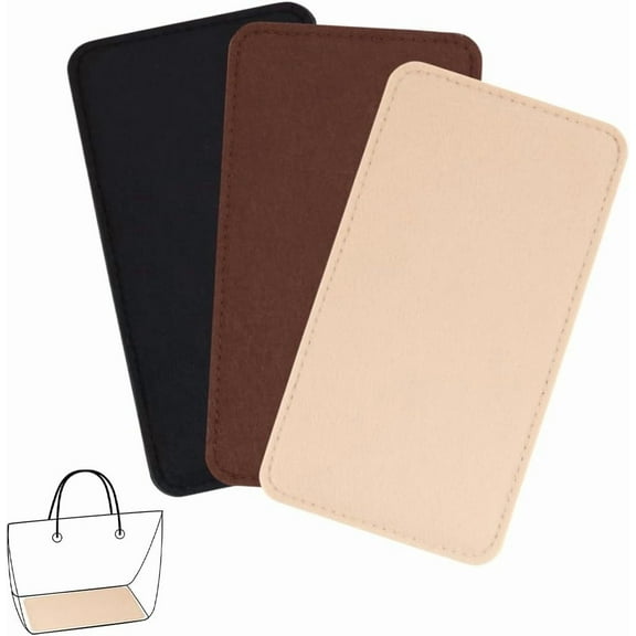 3 Colors Felt Bag Base Shaper Rectangle Purse Bottom Purse Bottom Insert Purse Organizer Insert Bag Liner Board DIY