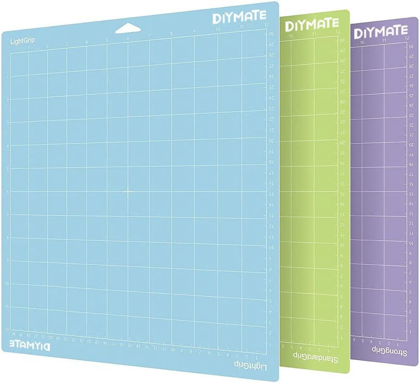 3 Colors (Standard/Light/Strong) Grip Adhesive Mats Combo Cutting Mat for Cricut Maker 3 Explore Air 2 One 12 x 12 inch