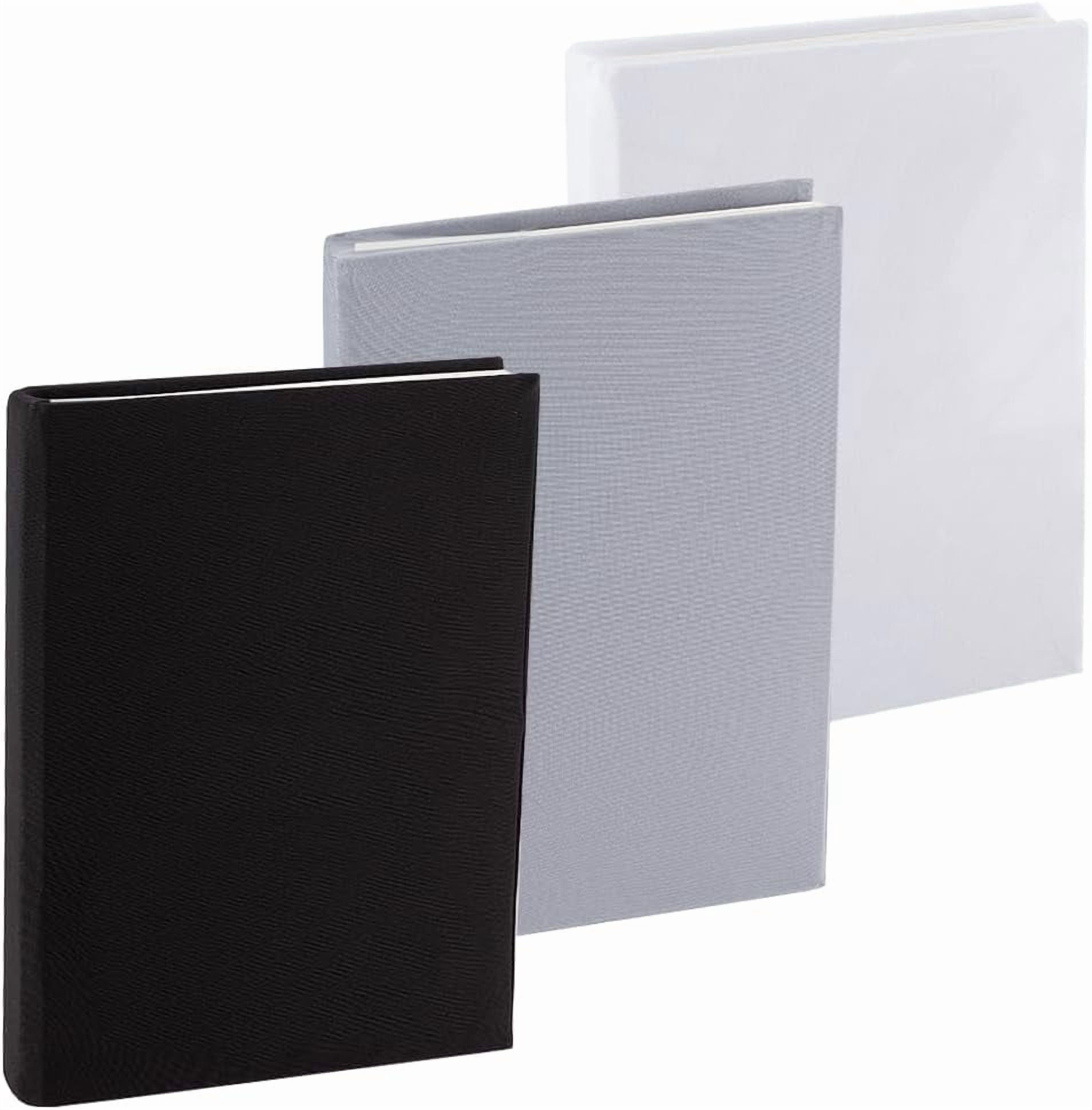 3 Colors Stretchable Book Cover Black White Grayish Purple Washable ...