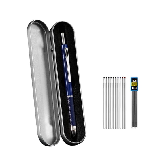 3 Colours Ballpoint Pen Multifunctional Pen 4-in-1 Sensor Pen for Office