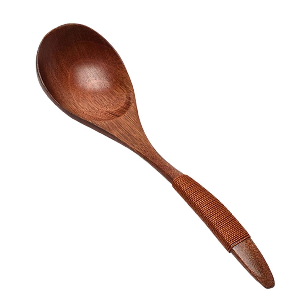 3 Colours Wooden Household Spoon for Commercial Soup DrinkingUK.UK. HNK ...