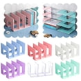 thumbnail image 1 of 3 Compartment Acrylic Desk Organizer, Floating Document and Mail Sorter for Office and Home Use, 1 of 4