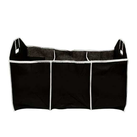 3 Compartment Car SUV Automotive Trunk Organizer Auto Accessory Collapsible Truck Cargo Storage