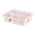thumbnail image 1 of 3 Compartment Lunch Box For Meal Prep, Microwave & Dishwasher Safe Bento Box, Clear Plastic Food Container With Lid, Portion Control, 1 of 6