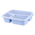 thumbnail image 1 of 3 Compartment Lunch Box For Meal Prep, Microwave & Dishwasher Safe Bento Box, Clear Plastic Food Container With Lid, Portion Control, 1 of 6