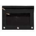 thumbnail image 1 of 3 Compartment Mesh Zipper Pencil Pouch, 10''x 7'' Transparent Lightweight Pen Storage Bag, 1 of 7