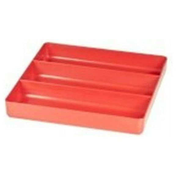 3-Compartment Organizer Tray - Red