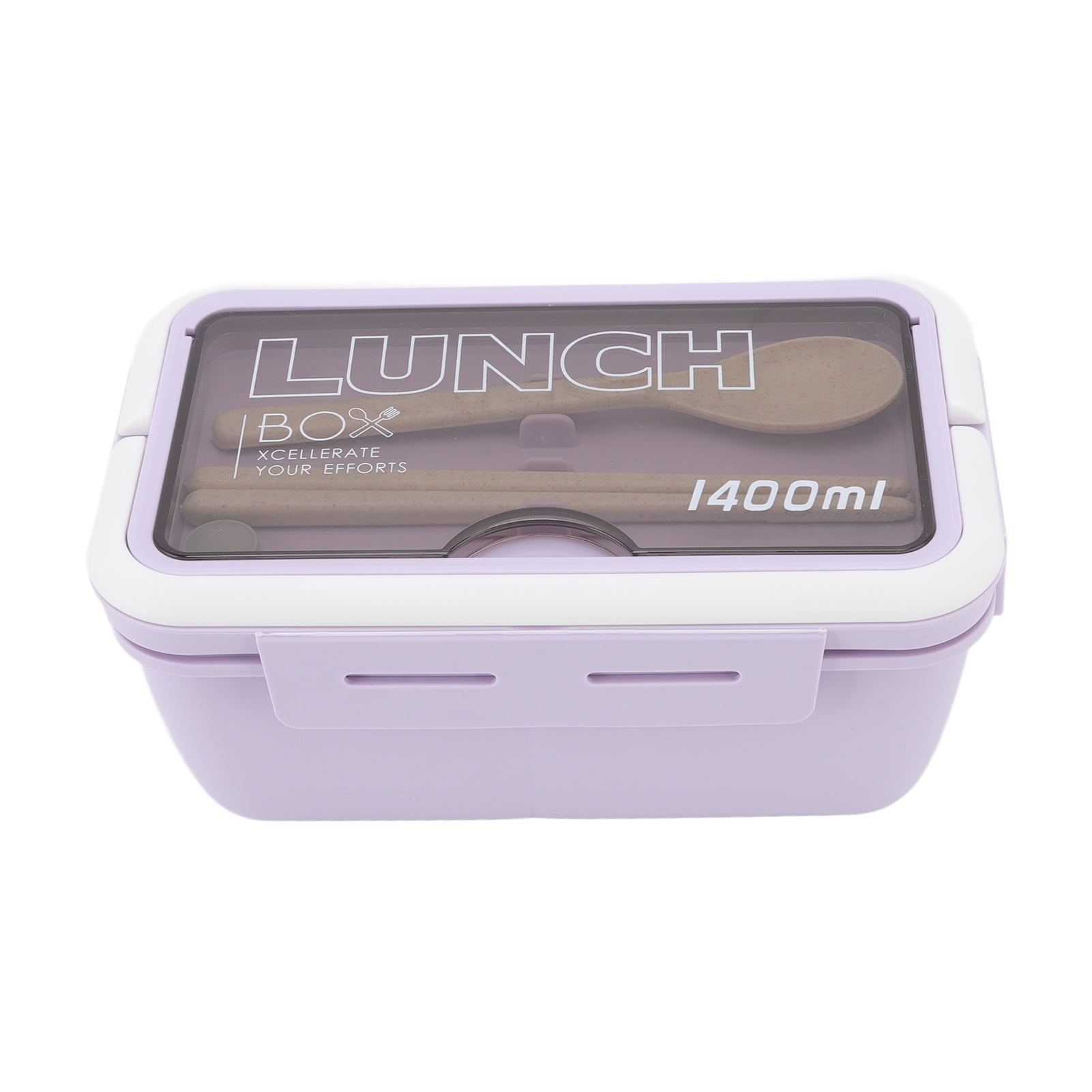 3 Compartments Bento Boxes 1400ml Large Capacity Good Sealing Thermal
