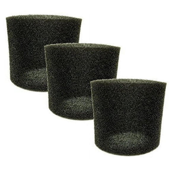 3 Compatible with Shop Vac Type CC 9052600 Foam Sleeve Wet/Dry Vacuum Fits Genie VF2001 Vacmaste