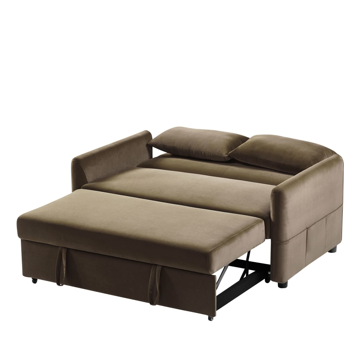3 in Convertible Sleeper Sofa Bed, Modern Loveseat Sofa Couch with Pull Out Bed and Reclining