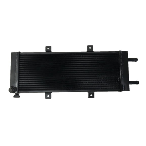 3 Core Aluminum Radiator Universal Air to Water Liquid Intercooler Heat Exchanger 23"x 8" Black