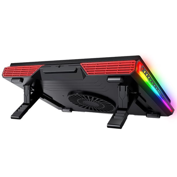 3-Core Turbine Laptop Radiator RGB Strong Wind Cooling Base - Walmart.com
