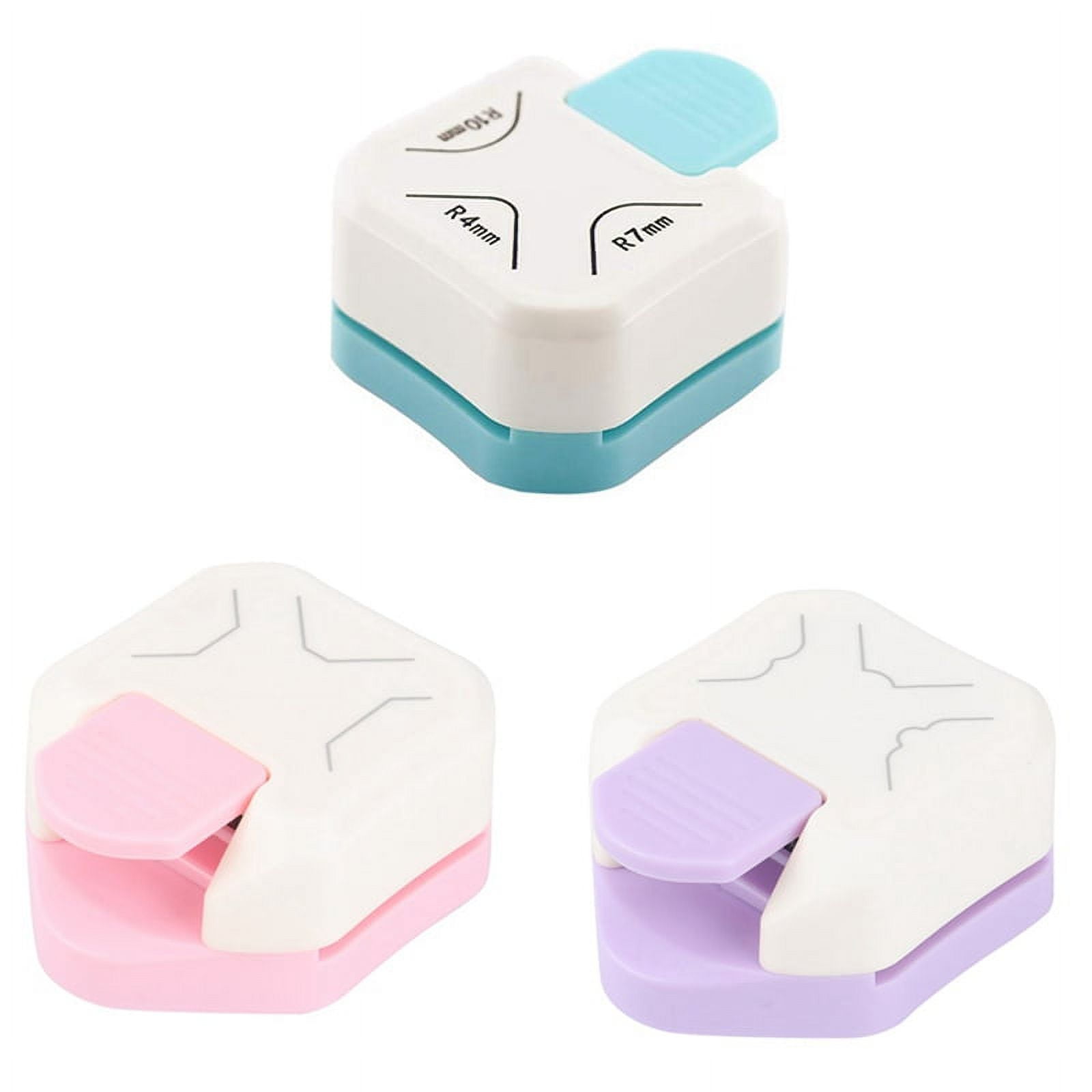 3 Corner Rounder Paper Punch Different Design for Card Making Laminate