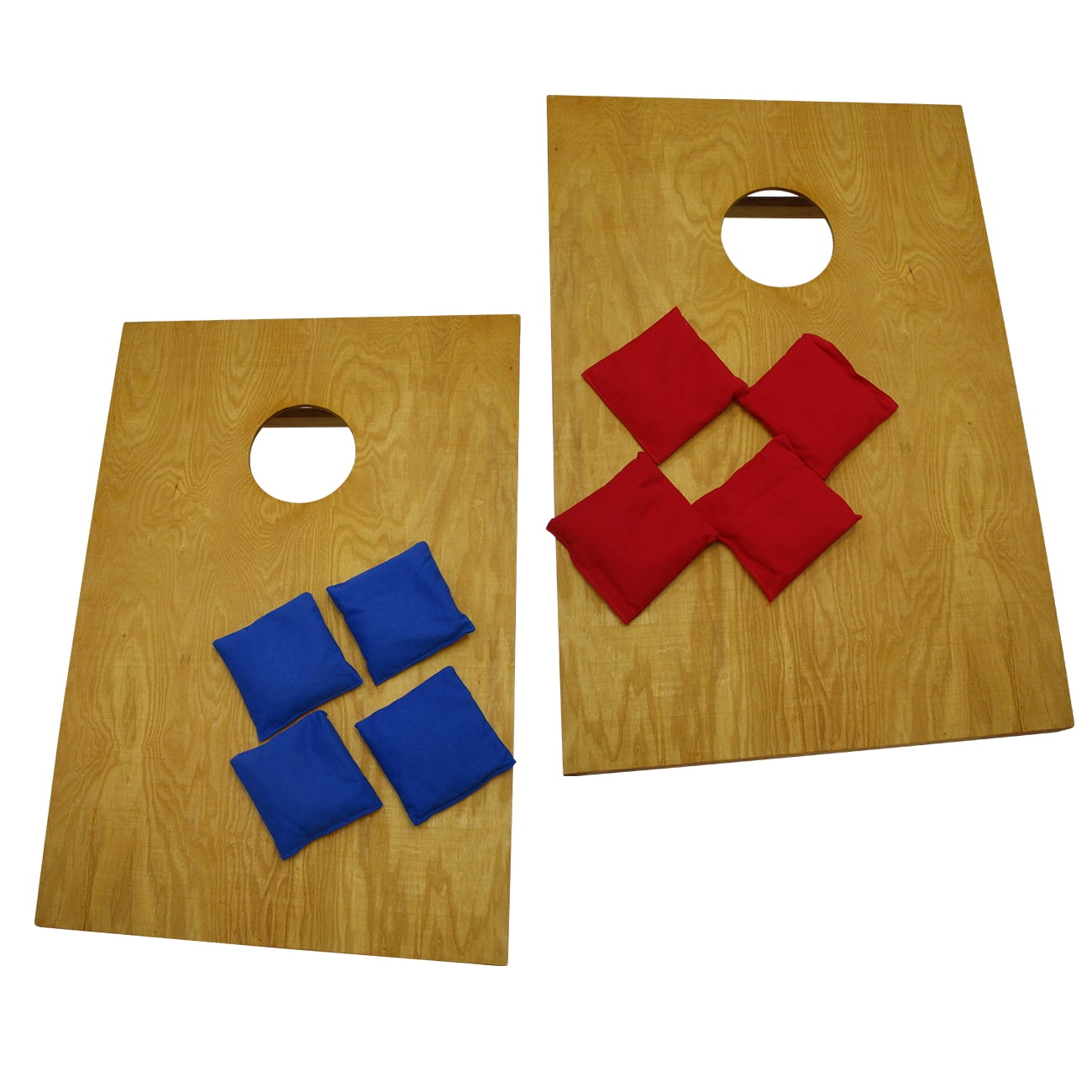 3' Cornhole & Bean Bag Toss Set (Premium All Wood)