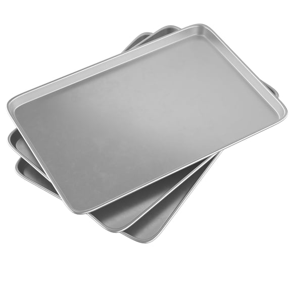 3 Count 24 x 16 Inch Baking Cookie Sheet Pan Set