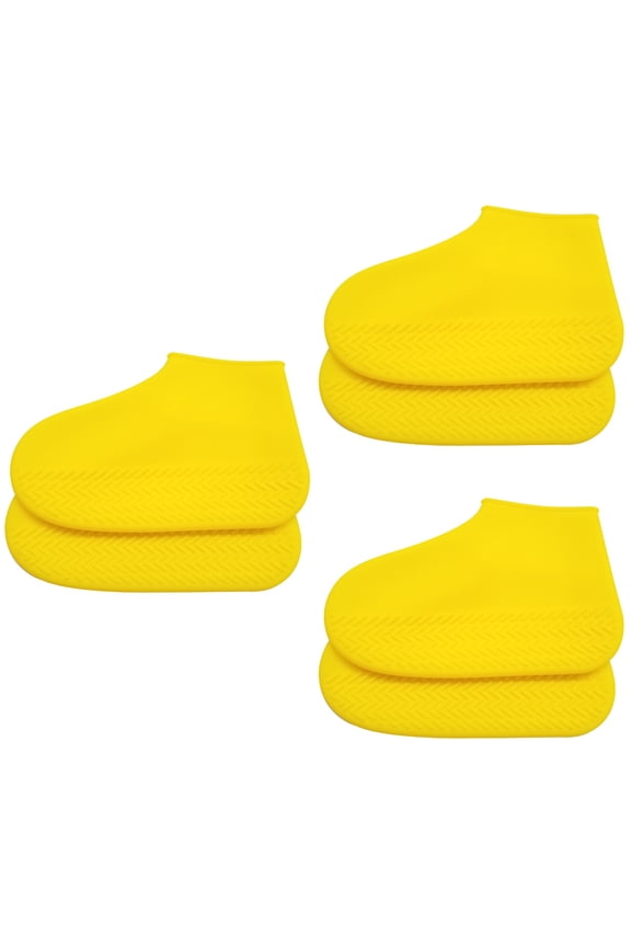 3 Count Anti-slip Waterproof Shoe Covers Safety Shoes
