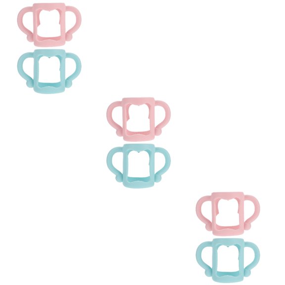 3 Count Baby Bottle Universal Silicone Handle Handles for Toddler