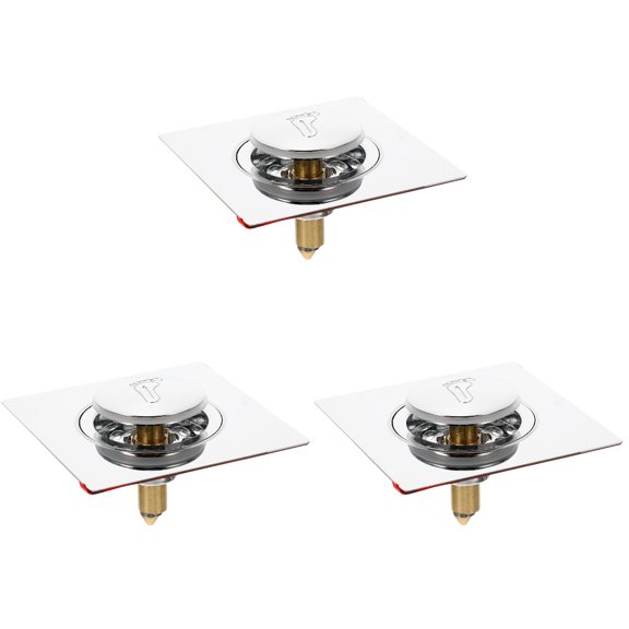 3 Count Bathtub Drain Cover Plug Press The Spring Core Sink Mesh