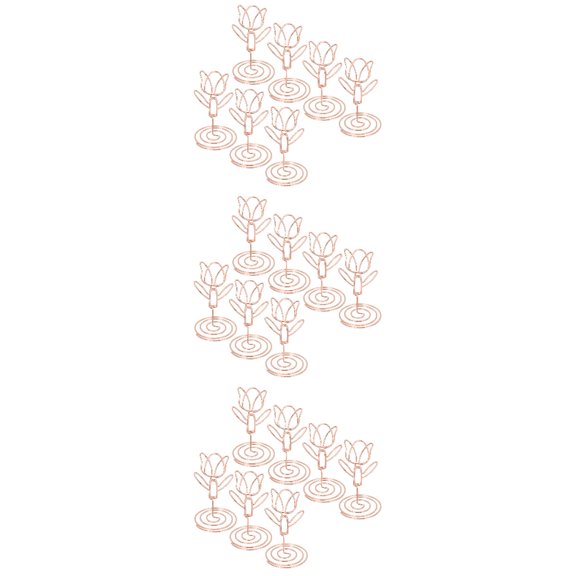 3 Count Card Tree Tulip Business Holder Picture Holders