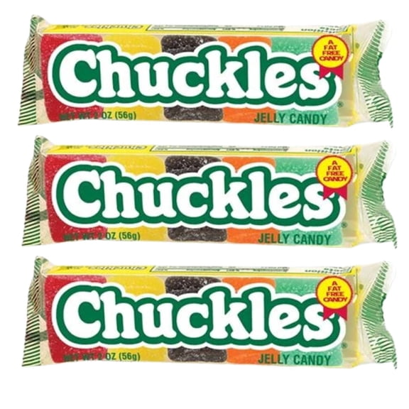 3 Count Chuckles Jelly Candy Variety Pack Classic SugarCoated Fruit & Licorice Chewy Treats