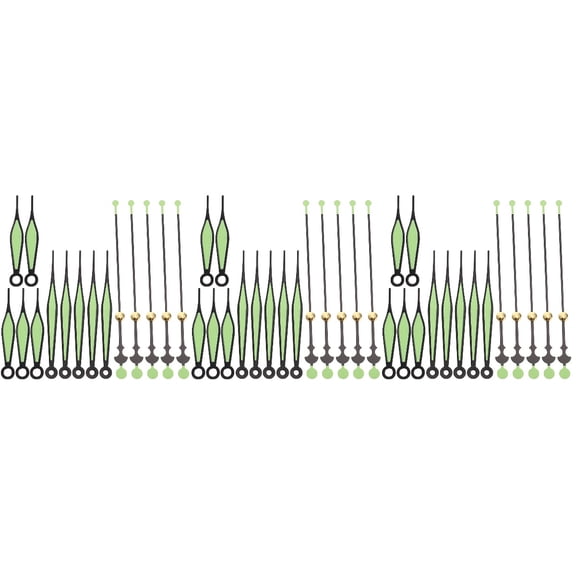 3 Count Clock Hands Only Decor Decorative Aluminum Office