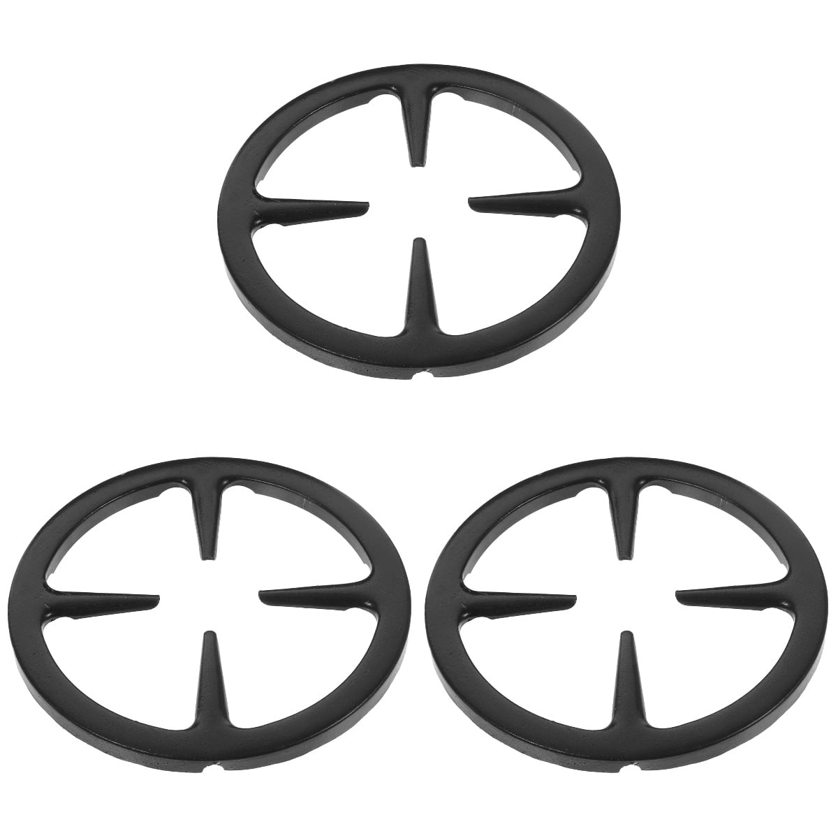 3 Count Coffee Pot Hob Wok Gas Ring Reducer for Stove Electric Furnace Rack Kitchen Tools Iron