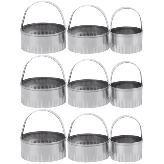 3 Count Cookie Rings Hexagon Cutter Fun Baking Tool Classic Biscuit Shape