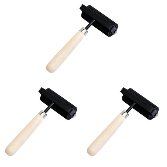 3 Count Craft Paint DIY Handheld Adhesive Roller Colorful